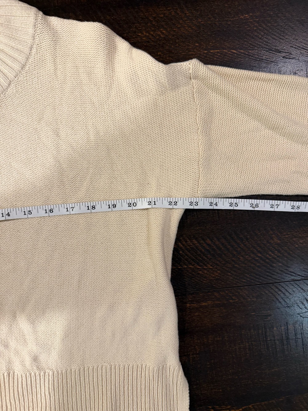 Madewell Broadway Cardigan Sweater Cream 100% Cotton Button Front Size S - Picture 12 of 16